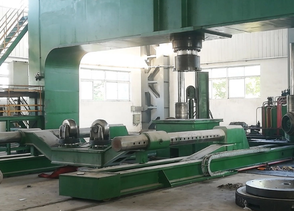 Hfree dies hydraulic PLC control dished end flanging machine 70(图1)