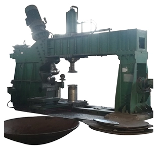 hydraulic 6 meters head dished end spinning flanging machine for sale (图2)